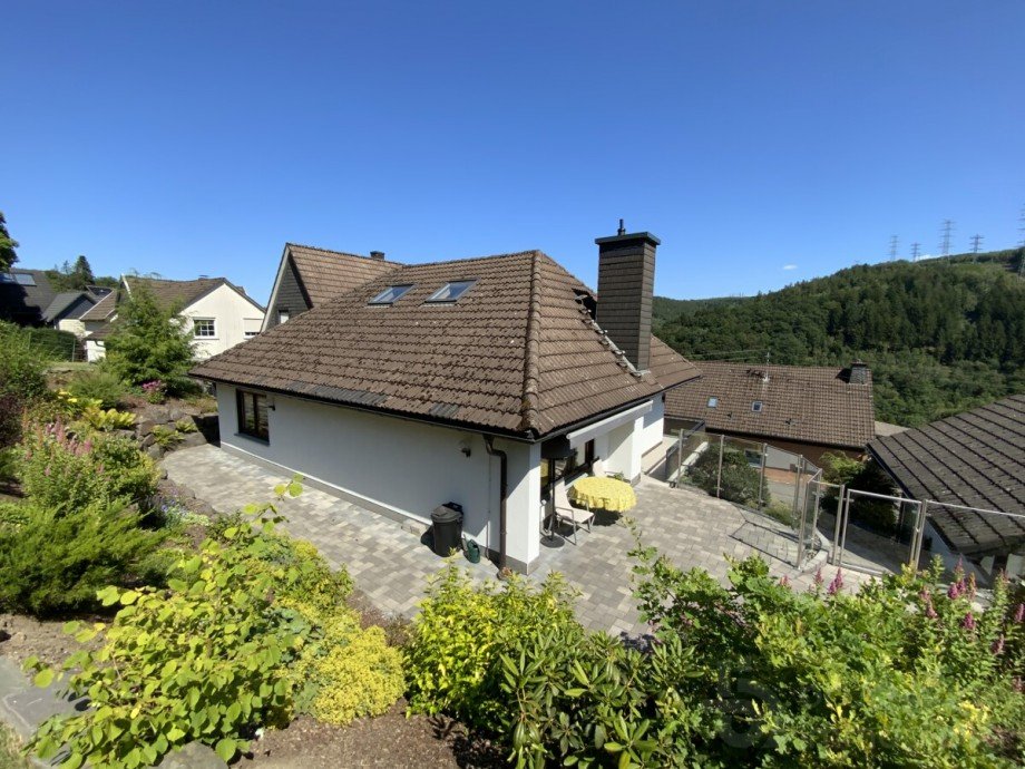 R�ckansicht Zweifamilienhaus Attendorn